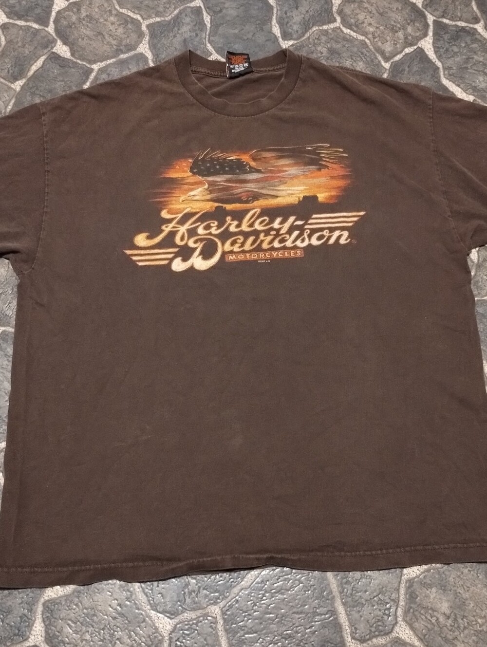 Harley Davidson Hot Rod mens shirt Muskegon, MI VINTAGE 2007